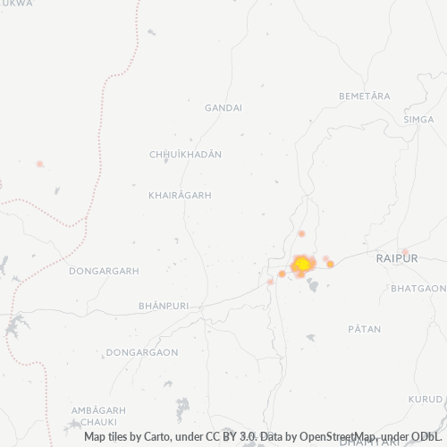 490023 Business Density Heatmap