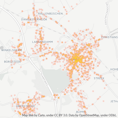 Heatmap für plz 26316