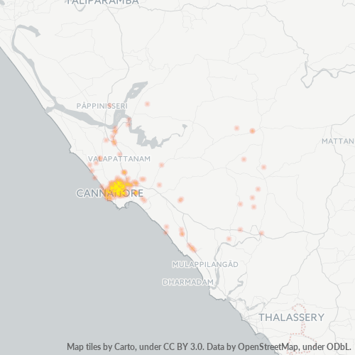 670001 Business Density Heatmap