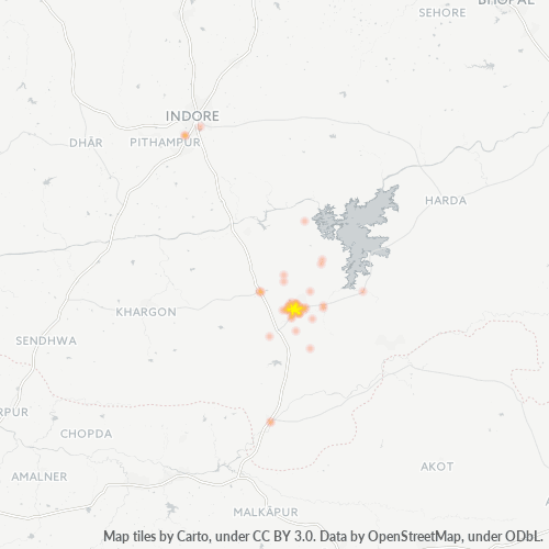450001 Business Density Heatmap