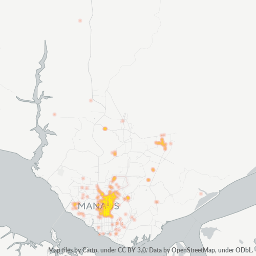 69057-000 Heatmap de Densidade da Empresa