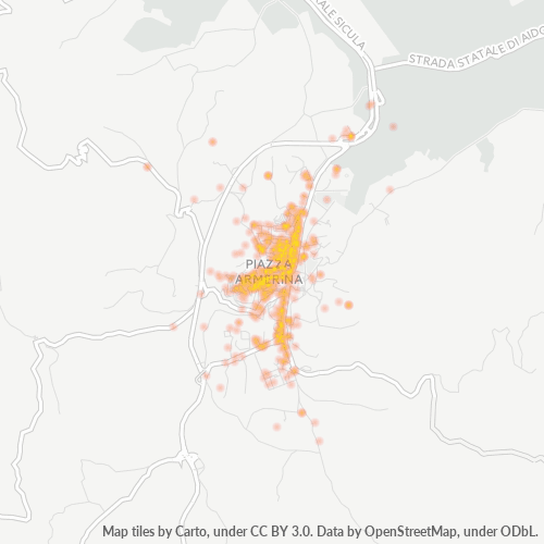 Mappa di calore per cap 94015