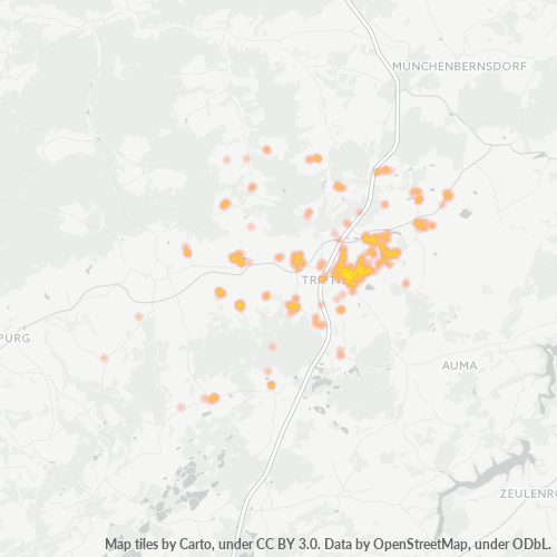 Heatmap für plz 07819