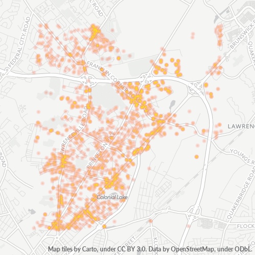 08648 Business Density Heatmap