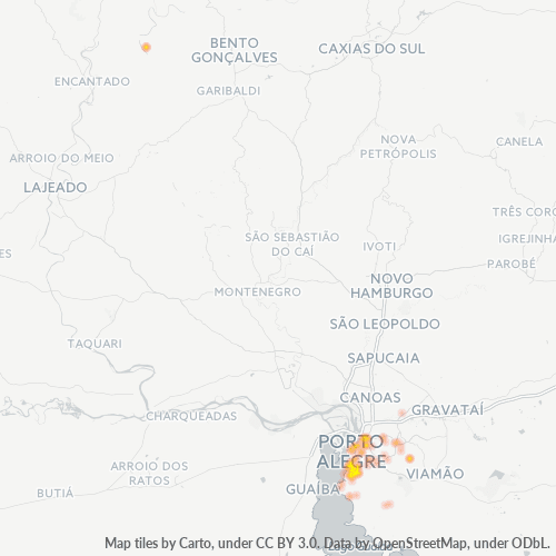 90840-000 Mapa de calor de densidad empresarial