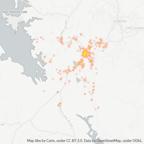 95327 Business Density Heatmap