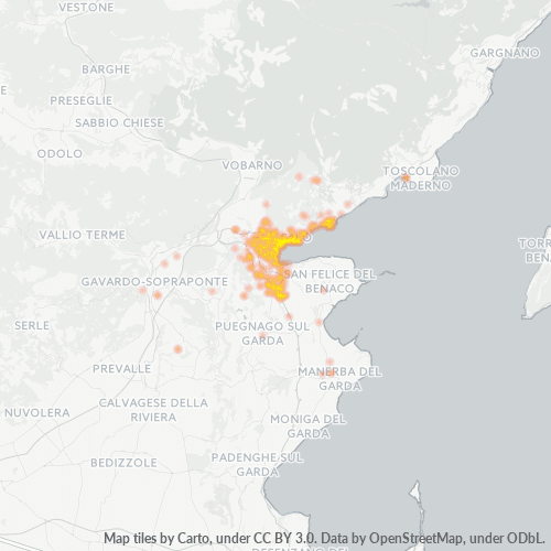 Mappa di calore per cap 25087