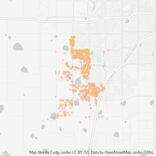 79119 Business Density Heatmap