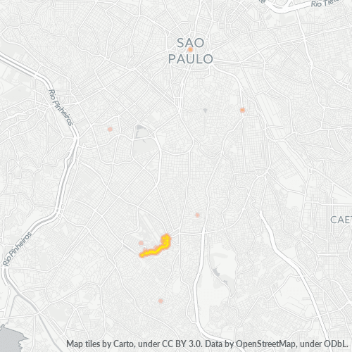 04342-000 Mapa de calor de densidad empresarial