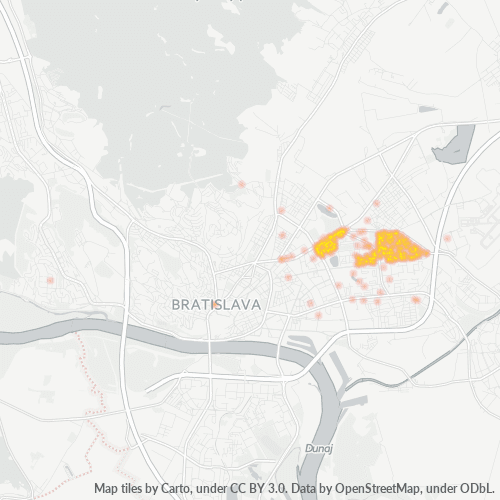 821 02 Teplotná mapa obchodnej hustoty