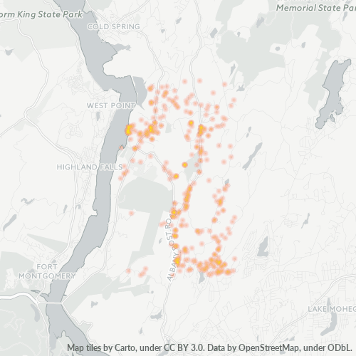 10524 Business Density Heatmap