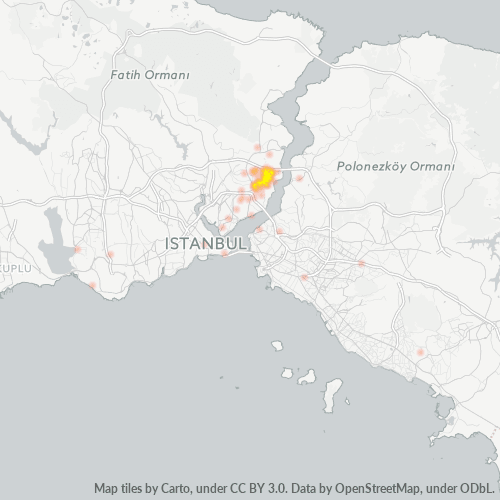 34337 Şirket Yoğunluğu Isı Haritası