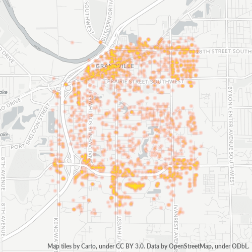 49418 Business Density Heatmap