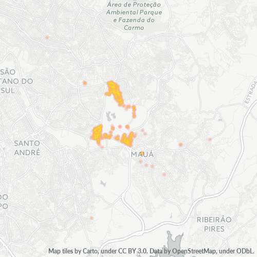 09380-000 Heatmap de Densidade da Empresa