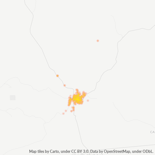 13710-000 Mapa de calor de densidad empresarial