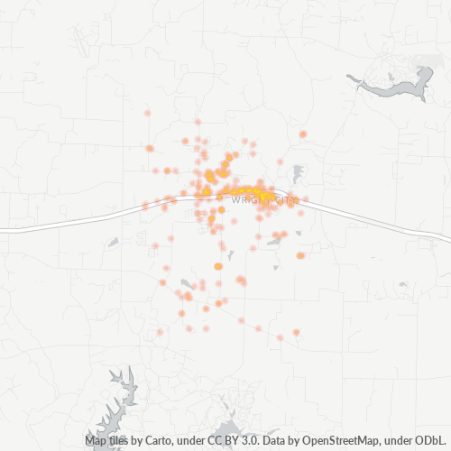 63390 Business Density Heatmap