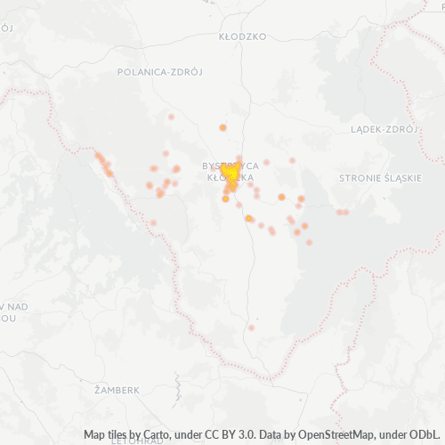 57-500 Mapa intensywności działalności gospodarczej