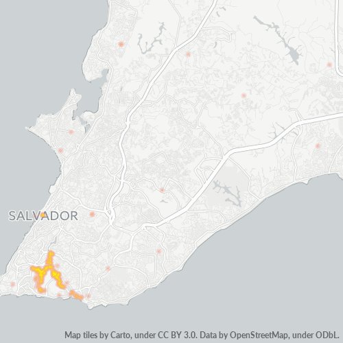 40210-000 Heatmap de Densidade da Empresa