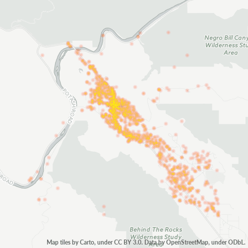 84532 Business Density Heatmap