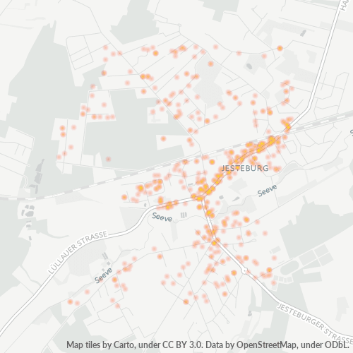 Heatmap für plz 21266