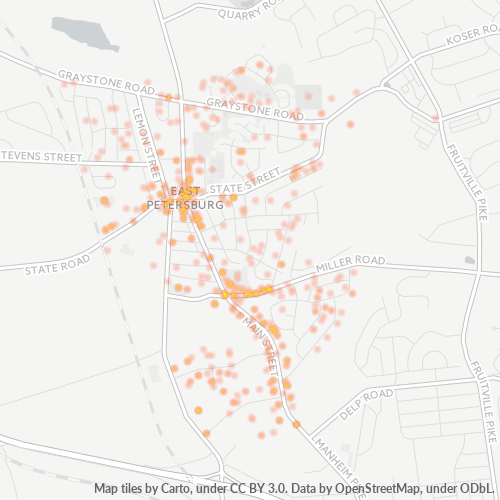 17520 Business Density Heatmap