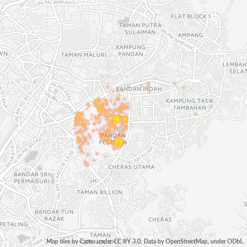 55300 Heatmap Ketumpatan Perniagaan