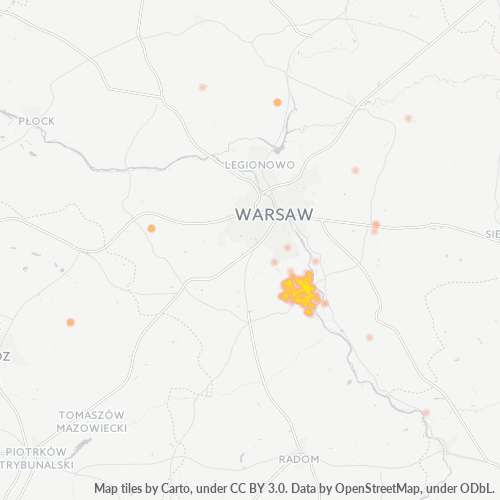 05-530 Mapa intensywności działalności gospodarczej
