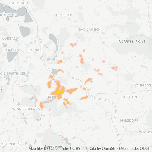 Heatmap für plz 04654