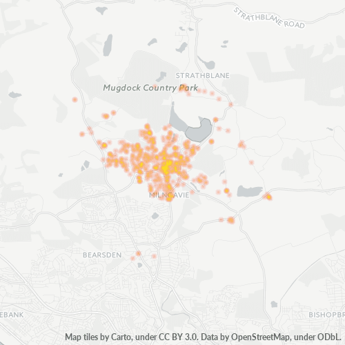 G62 Business Density Heatmap