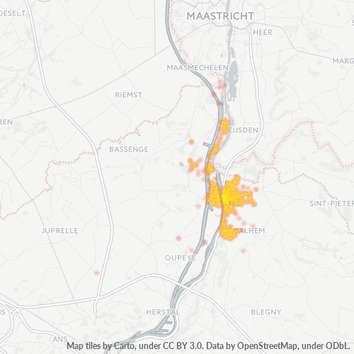 4600 Thermocarte de densité d'activité