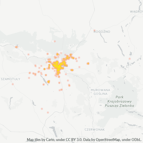 64-600 Mapa intensywności działalności gospodarczej