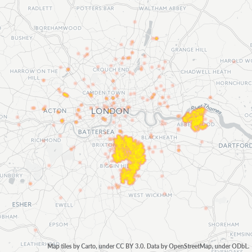 SE2 Business Density Heatmap