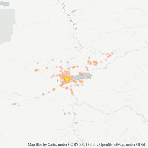80466 Business Density Heatmap
