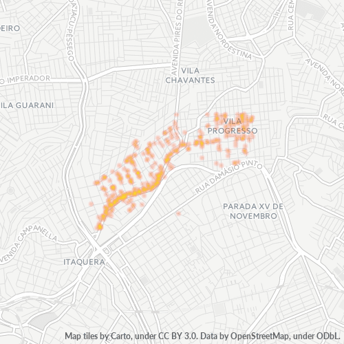 08240-000 Heatmap de Densidade da Empresa