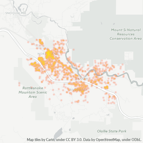 98045 Business Density Heatmap