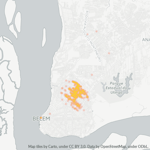 66087-000 Mapa de calor de densidad empresarial