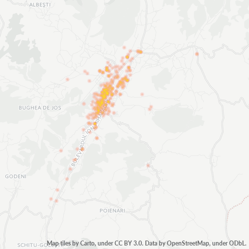 115100 Harta calorică cu densitatea activității economice