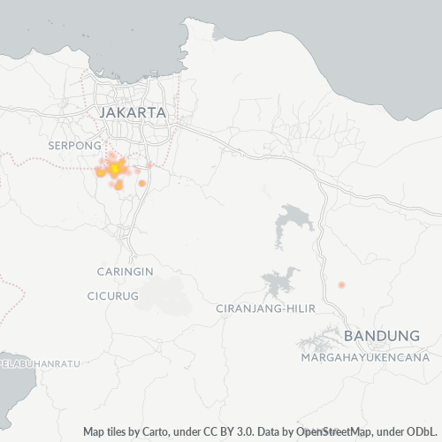 16433 Peta Panas Densitas Bisnis