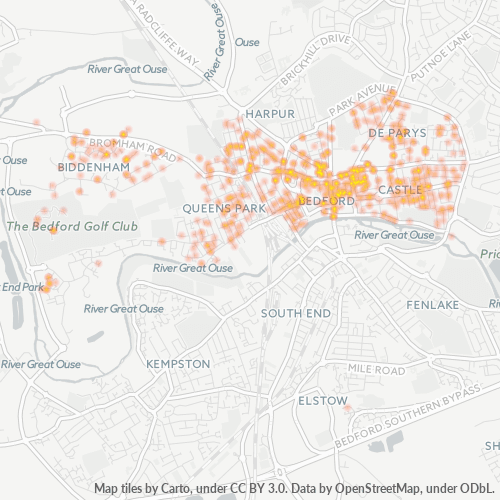 MK40 Business Density Heatmap