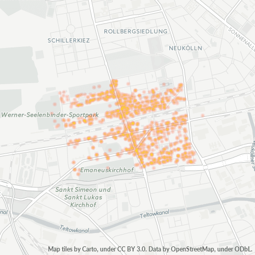 12051 Standortdichte-Heatmap