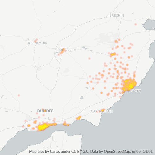 DD1 Business Density Heatmap