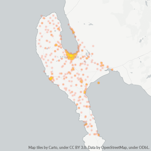 DG9 Business Density Heatmap