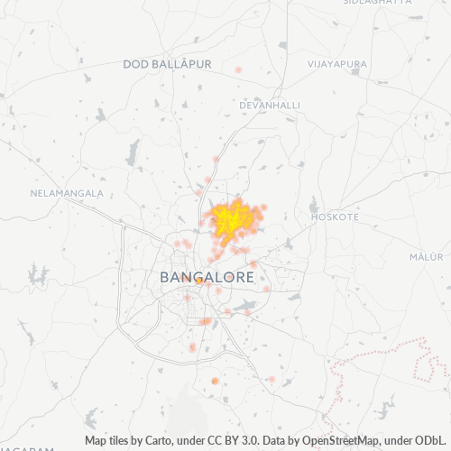 560077 Business Density Heatmap
