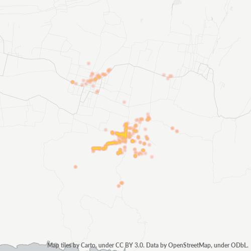 66172 Peta Panas Densitas Bisnis