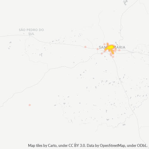 97010-000 Heatmap de Densidade da Empresa