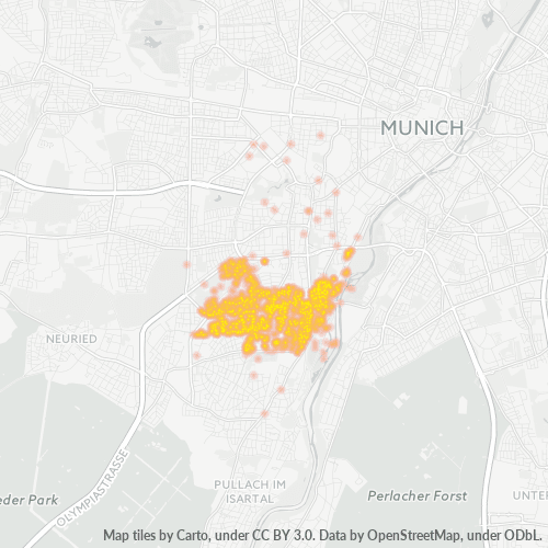 81379 Standortdichte-Heatmap