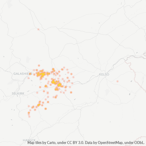 TD6 Business Density Heatmap