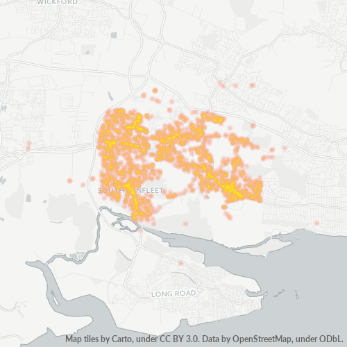 SS7 Business Density Heatmap