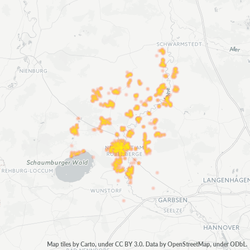Heatmap für plz 31535