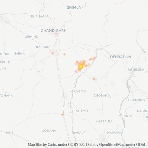 135003 Business Density Heatmap